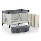 PETITE&MARS Postýlka cestovní Nyja Teddy Biker Grey PETITE&MARS Postýlka cestovní Nyja Teddy Biker Grey